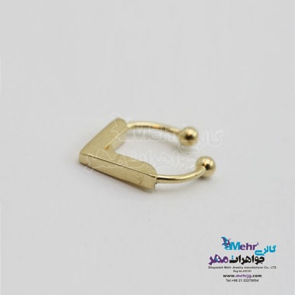 Gold piercing - geometric design-SO0086